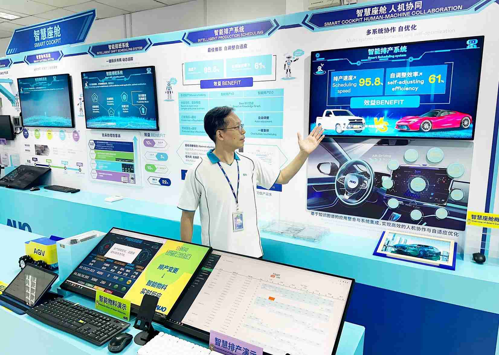 壹号平台厦门将5G+ABC技术串联生产管理全流程，，打通研发、、、采购、、、生管、、制程、、、设备、、、质量等产品全生命周期制造流程，，完成数字化设计、、智慧供应链、、、智能座舱、、、、全流程设备管理、、数据驱动优化、、智慧在线检测、、、智慧品管等自适应生产模式升级